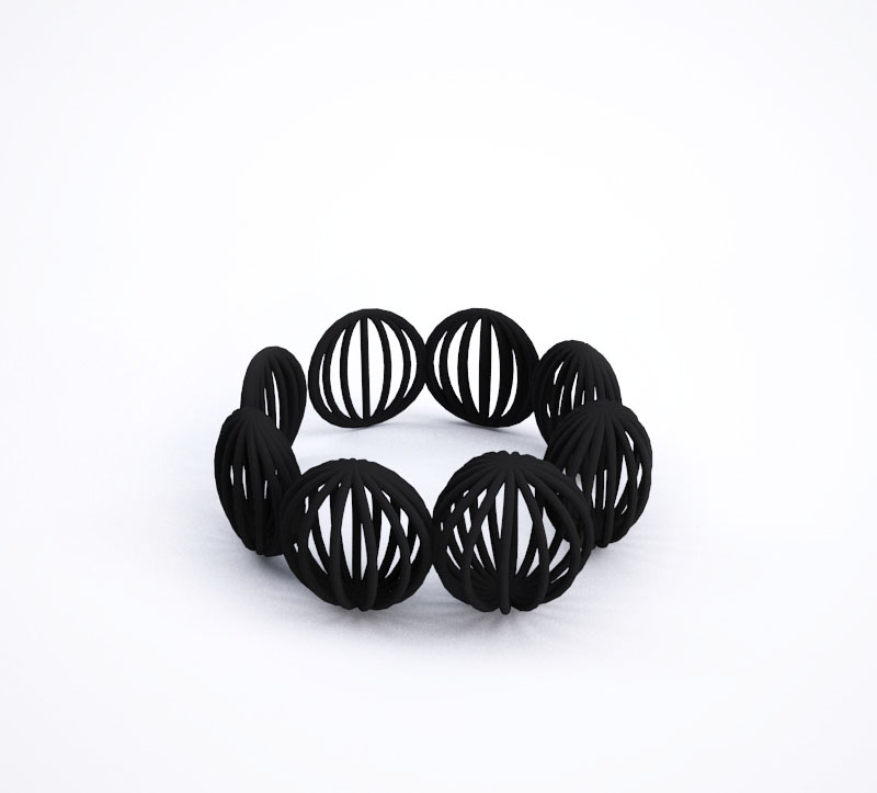 bracelet design impression 3d designer Line Pierron